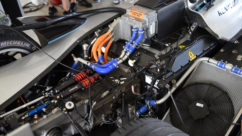 Illustration for article titled You Can See The Future From The Cockpit Of This All-Electric Race Car
